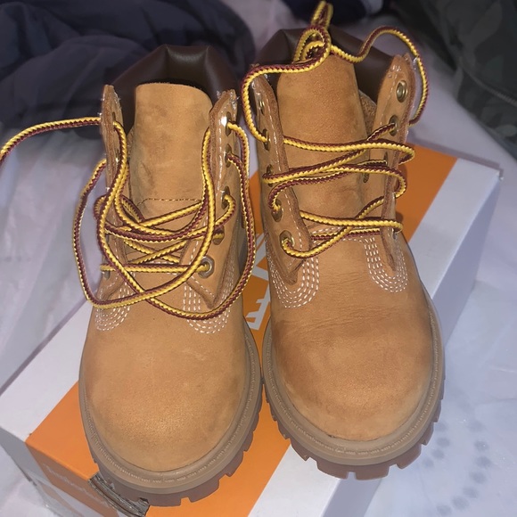 New 2022 waterproof wheat toddler boots - Picture 3 of 7